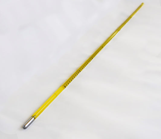 Master Thermometers, 24" Length, Liquid-In-Glass Thermometer, Yellow Back