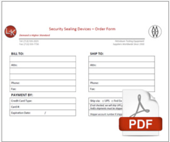 Lock Ordering Form Security Sealing Devices Order Form – LK INDUSTRIES