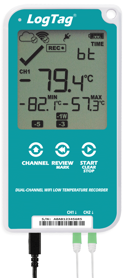 LogTag UTREL30 Low Temperature Digital Data Loggers